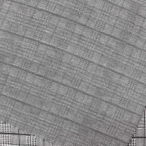 Black Plaid Jacquard, Polyester, 282 gsm