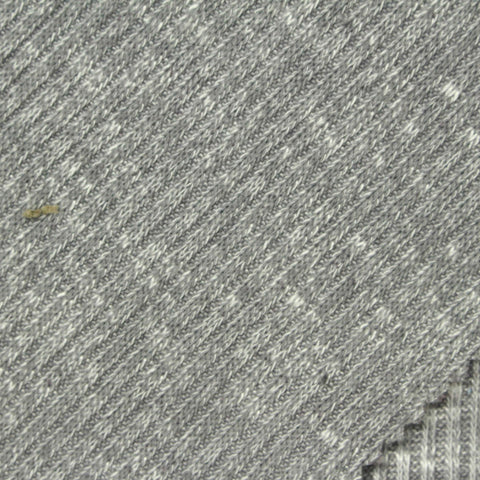 Grey Marl Rib Knit, Viscose-Poly, 320 gsm