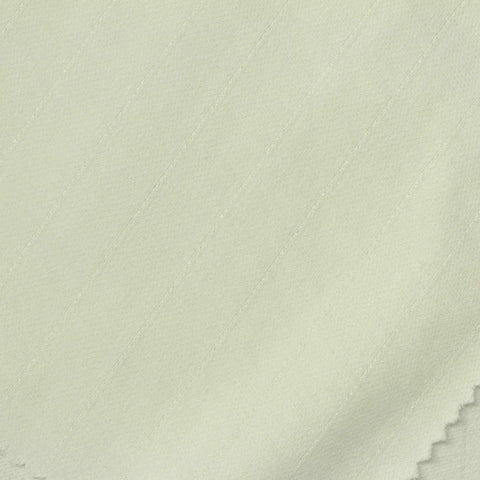Light Beige Vertical-Stripe Piqué Knit, Poly-Viscose
