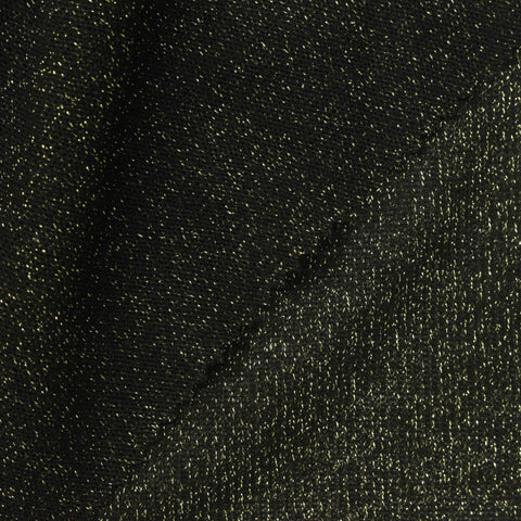 Dark Green Marl Jersey Knit, Polyester, 210 gsm