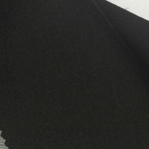 Polyester Viscose Stretch Ponte Knit Fabric, 360 gsm, 153 cm — Grey