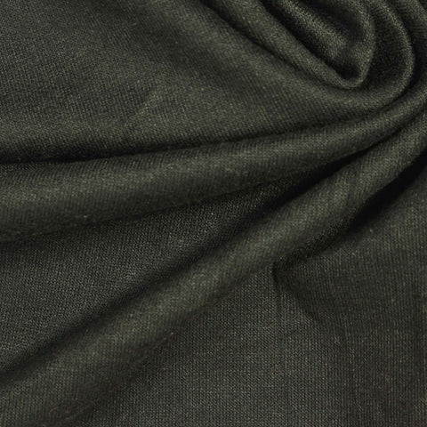 Dark Green Marl French Terry, Viscose, 250 gsm