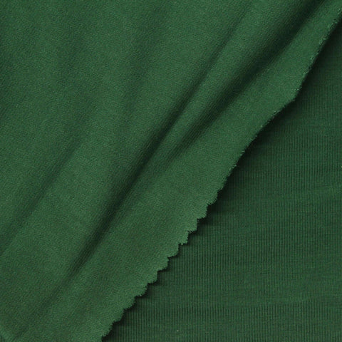 Cotton Stretch Jersey Knit Fabric, 160 gsm, 165 cm — Green