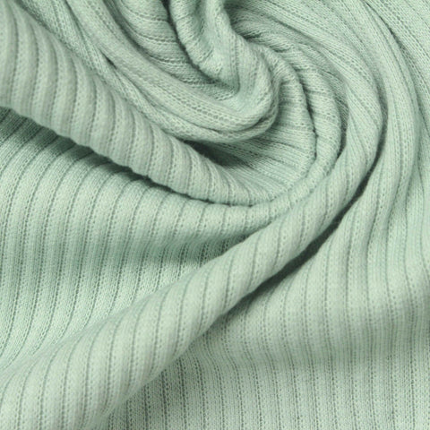 Light Mint Rib Knit