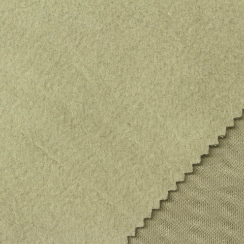 Sage French Terry, Cotton-Poly