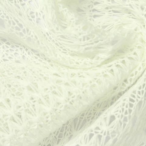 Cream Openwork Jacquard, Polyester