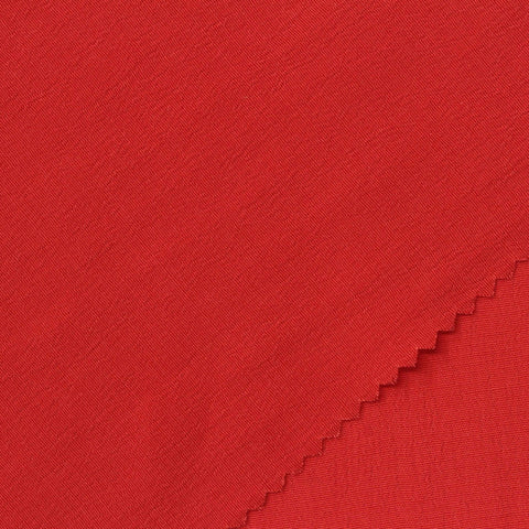 100% Viscose Crepe Fabric, 115 gsm, 145 cm — Red