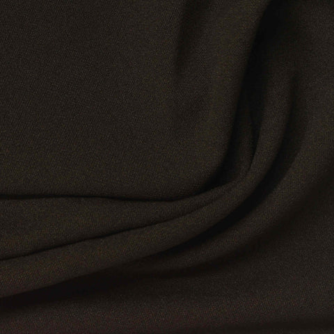 Dark Brown Linen-Look, Polyester