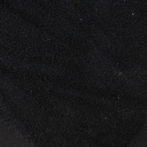 100% Polyester Fleece Fabric, 290 gsm — Black