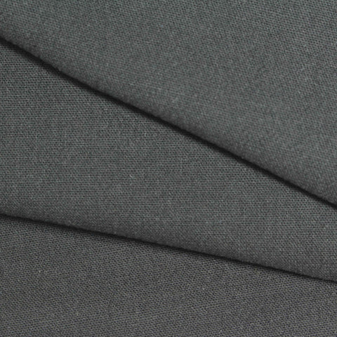Cotton Stretch Crepe Fabric, 205 gsm, 132 cm — Grey