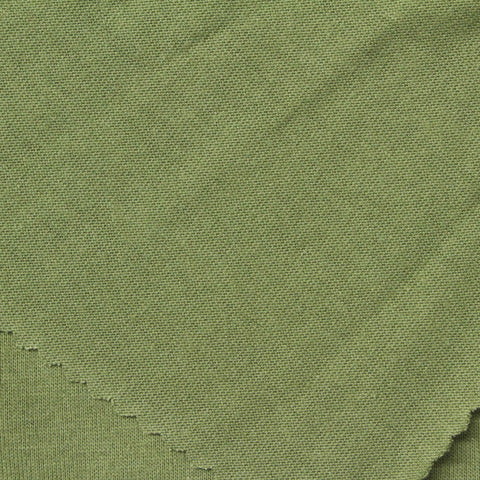 Polyester Cotton Jersey Knit Fabric, 160 gsm, 150 cm — Green