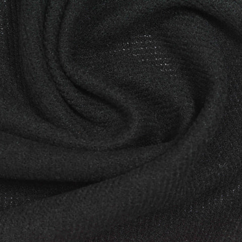 Dark Grey Marl Knit, Poly-Viscose, 220 gsm