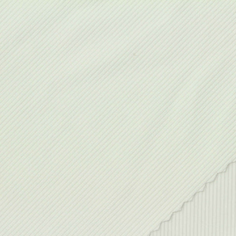 Nylon Stretch Rib Knit Fabric, 190 gsm, 135 cm — White