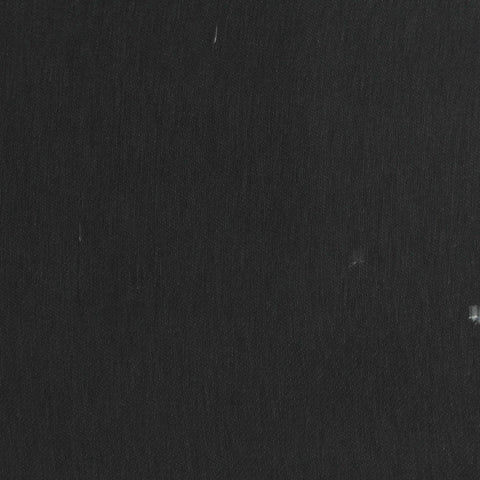 Polyester Viscose Stretch Woven Fabric, 215 gsm, 145 cm — Black