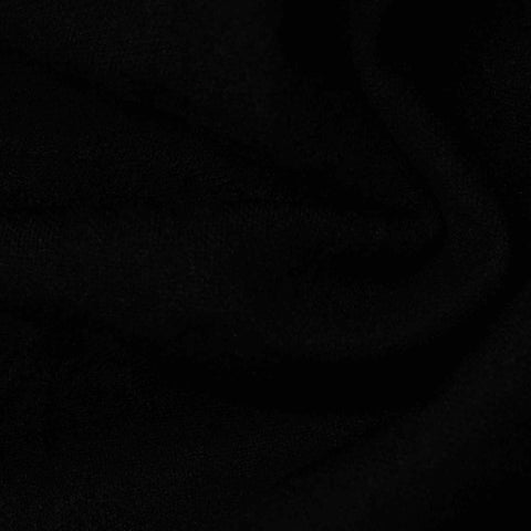 Jacquard 100% Polyester Knit Fabric, 243 gsm, 155 cm — Black