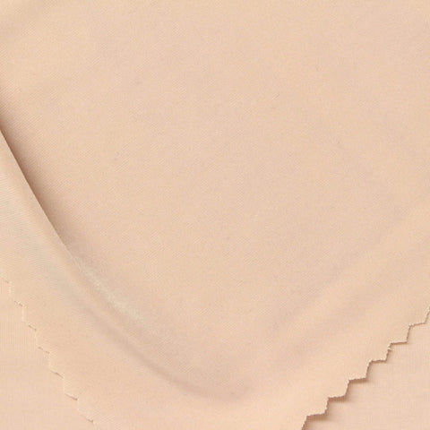 Polyester Stretch Jersey Knit Fabric, 170 gsm, 170 cm — Beige