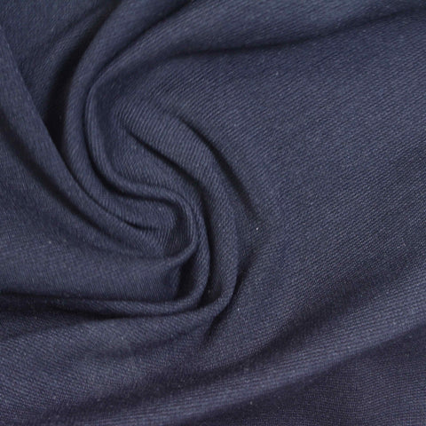 Ponte Knit Fabric, 250 gsm, 160 cm — Navy