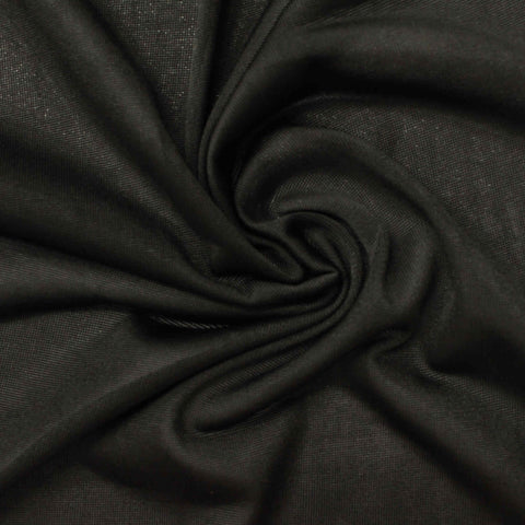 Dark Grey Marl Jersey Knit, Polyester, 110 gsm