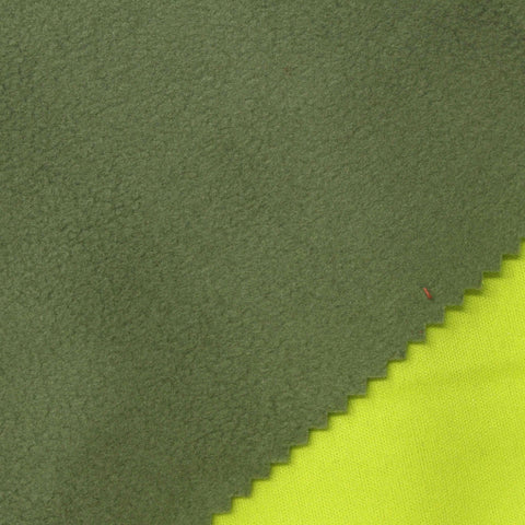 100% Polyester Fleece Fabric, 280 gsm, 153 cm — Green