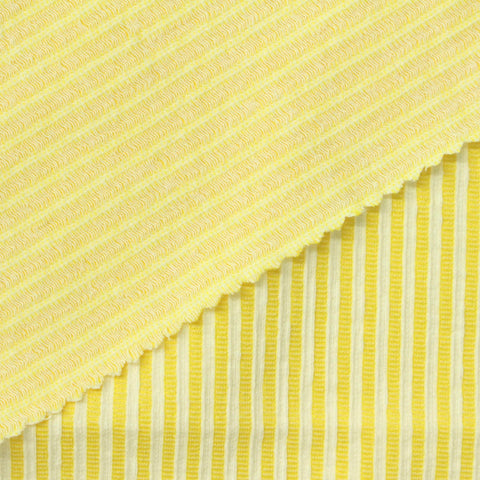 Cotton Polyester Stretch Jersey Knit Fabric, 230 gsm, 180 cm — Yellow