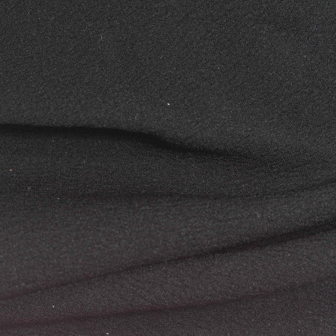 Black Interlock Knit, Polyester