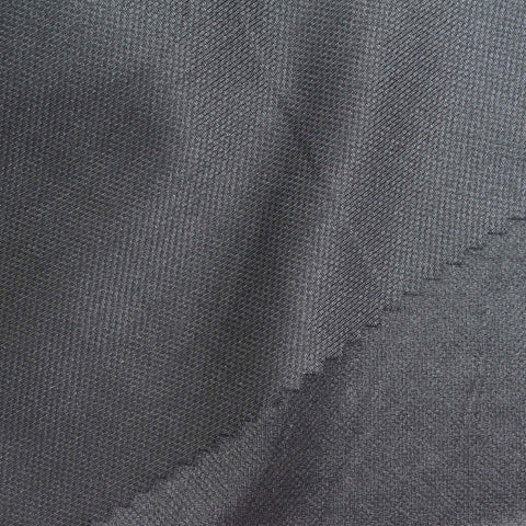 Nylon Stretch Piqué Knit Fabric, 191 gsm, 176 cm — Grey