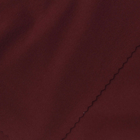 Dark Burgundy Interlock Knit, Nylon-Spandex