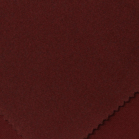 Polyester Viscose Stretch Knit Fabric, 420 gsm, 160 cm — Red