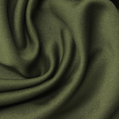Polyester Stretch Interlock Knit Fabric, 207 gsm, 155 cm — Green