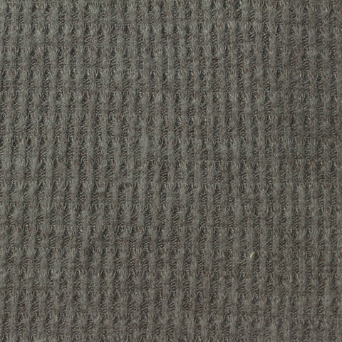 Viscose Polyester Stretch Waffle Knit Fabric, 191 gsm, 186 cm — Grey