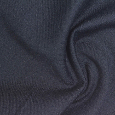 Dark Navy Ponte Knit, Viscose-Poly