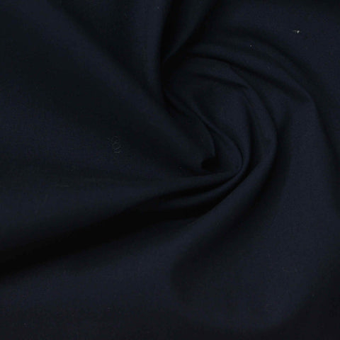 Dark Navy Brushed Jersey Knit, Cotton