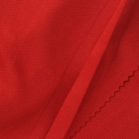 100% Polyester Birdseye Knit Fabric, 195 gsm, 185 cm — Red