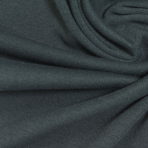 Dark Grey Rib Knit, Cotton