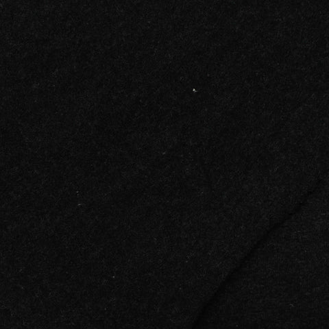 Heather Viscose Stretch Jersey Knit Fabric, 215 gsm, 170 cm — Black