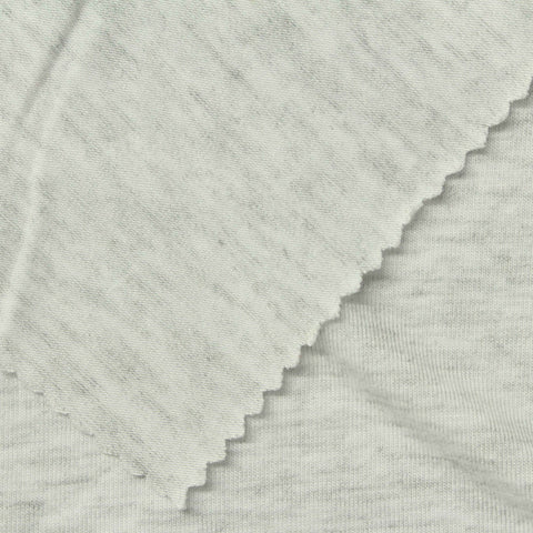Light Grey Marl Jersey Knit, Viscose, 190 gsm, 165 cm