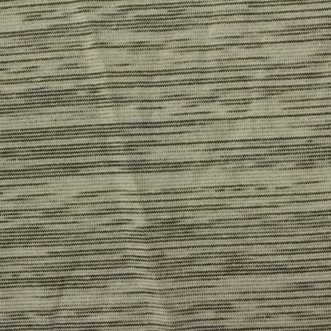 Grey Stripe Jersey Knit, Viscose-Poly
