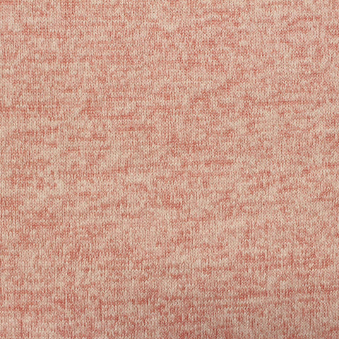 Peach Fine-Marl Chunky Knit, Viscose-Poly