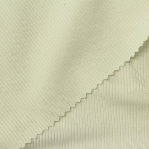 Off-White Rib Knit, Viscose