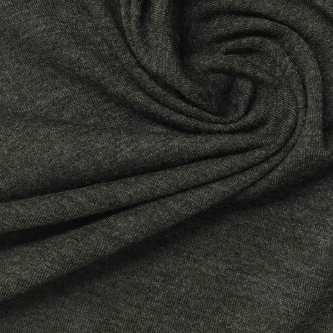 Polyester Viscose Jersey Knit Fabric, 140 gsm, 160 cm — Grey, ref EF-256197