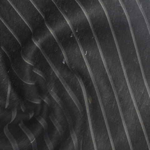 Light Grey Vertical-Stripe Faux Suede, Polyester