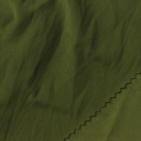 Olive Milk Silk Knit, Polyester