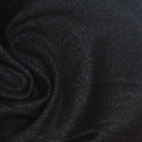 Dark Grey Marl Ponte Knit, Poly-Viscose, 330 gsm, 155 cm