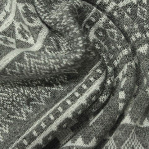Grey Diamonds Jacquard, Polyester