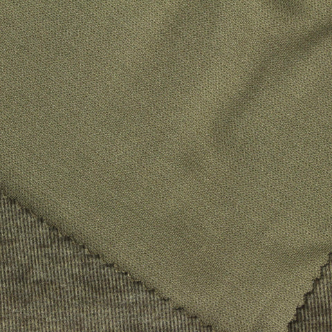 Heathered Olive Marl Knit, Polyester
