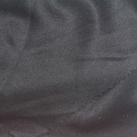 Black Piqué Knit, Polyester