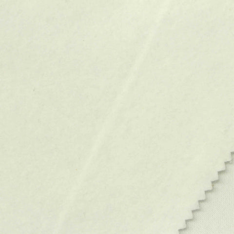Brushed Cotton Polyester French Terry Fabric, 275 gsm, 161 cm — Beige