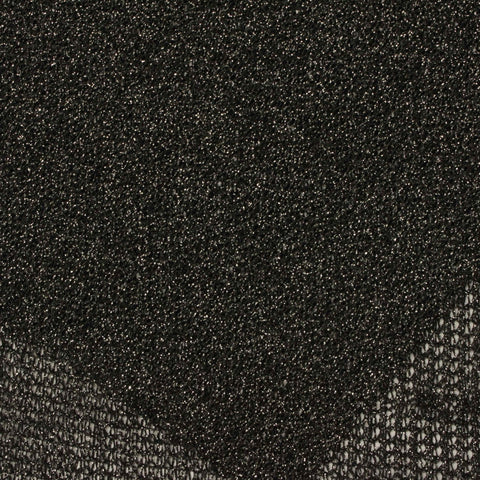 Rib Knit Fabric, 190 gsm — Black