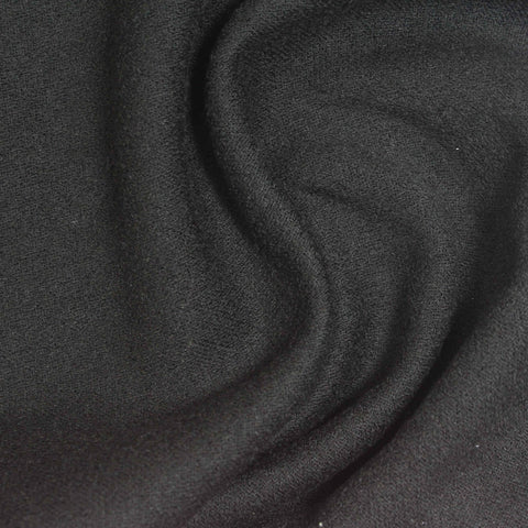 Black Linen-Look, Poly-Cotton