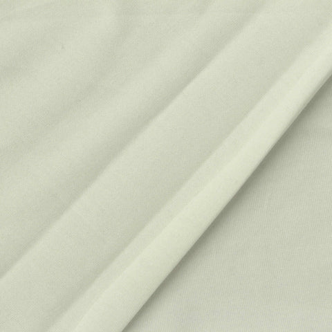 100% Cotton Jersey Knit Fabric, 158 gsm, 165 cm — White